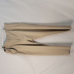 Saddlebred Men's Khaki Pleated Trousers Size 42x32